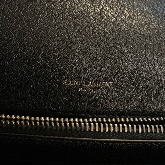 Saint Laurent College Large Chain Bag in Quilted Leather - Picture 9 of 14